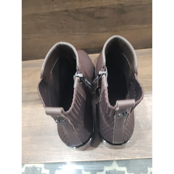 Calvin Klein Women's Deandre Slip-On Casual Booties Dark Brown 9M New - Picture 3 of 10